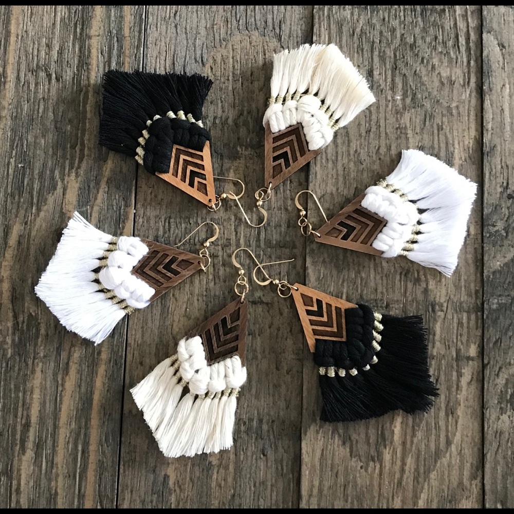 Macrame earrings